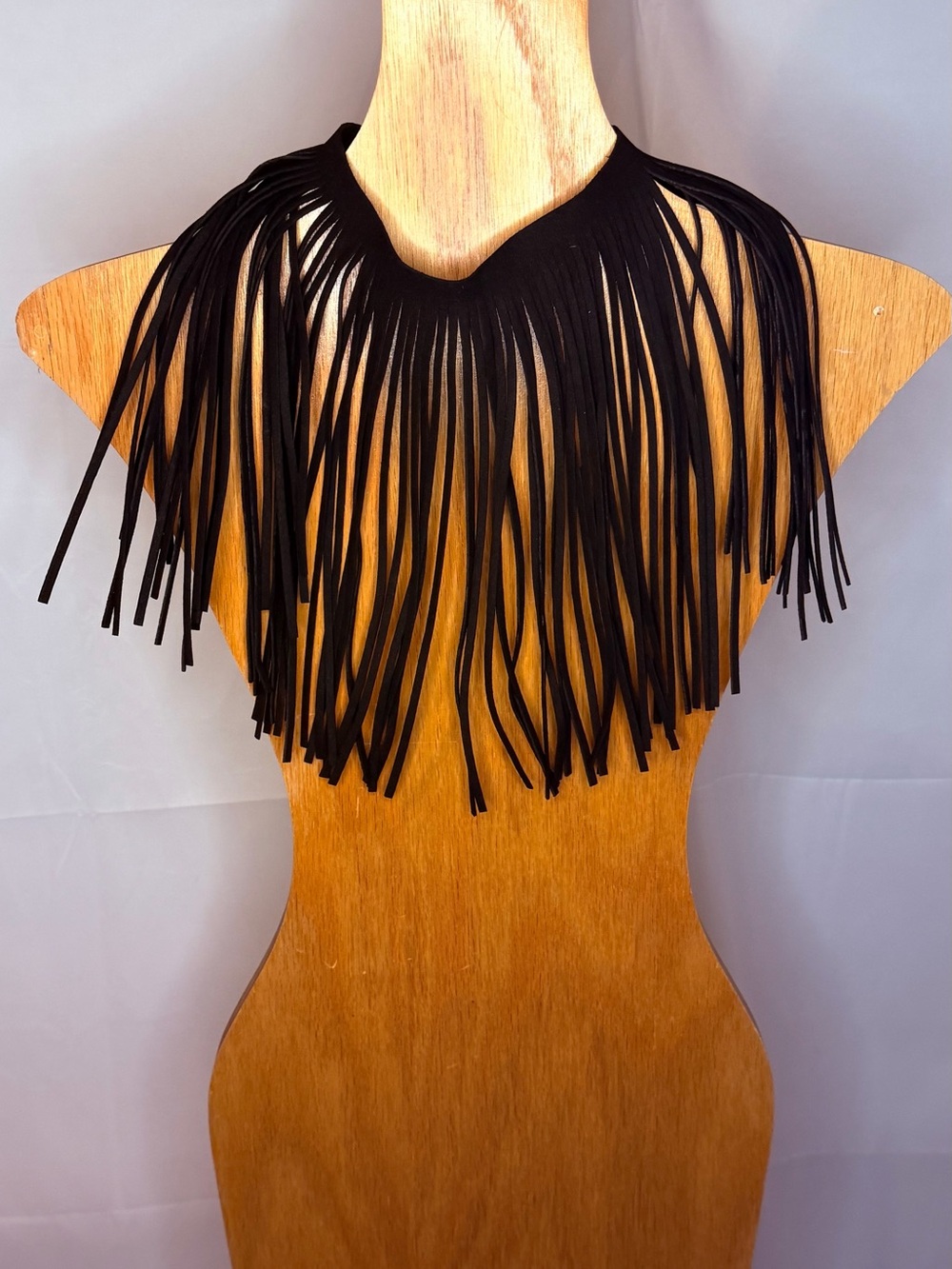 Fringe Necklace- Black
